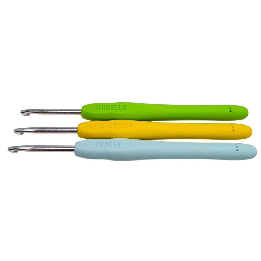 The Woobles Crochet Hooks ONLY Set Fiorello Marguerite Thalia Bloomin Brilliant